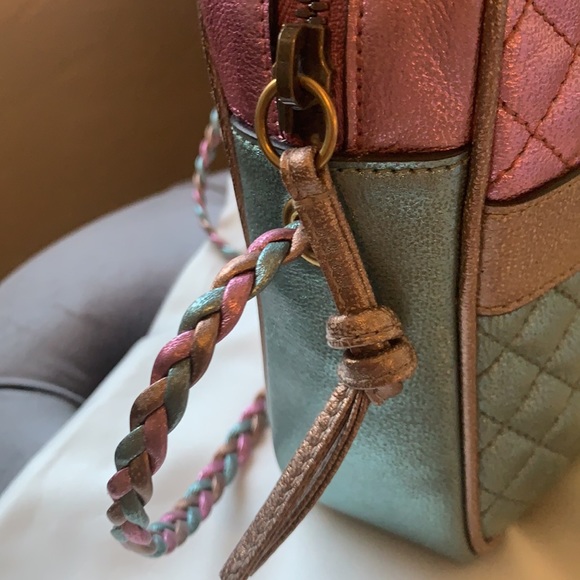 Gucci Pink & Blue Metallic Trapuntata - Picture 6 of 11